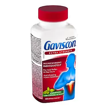 Gaviscon Extra Strength Peppermint 60 Tablets