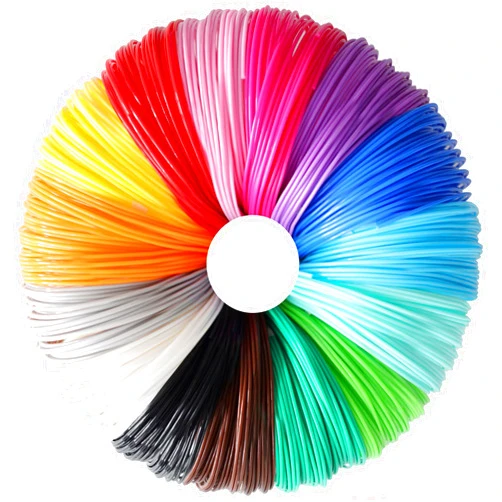 DO3D 15 Bright Colors 1.75mm 3D Pen PLA Filament Refill, Each Color 10feet, Total 150 Feet 3D Pen/3D Printer PLA Sample Pack, Compatible with MYNT3D / SCRIB3D Printing Pen