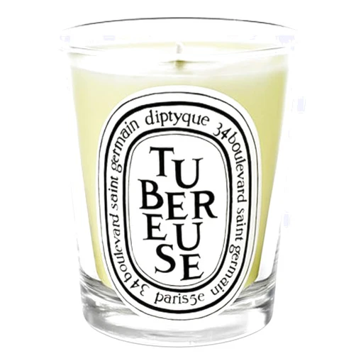 Diptyque Tubereuse Candle-6.5 oz., White (11033u), scented