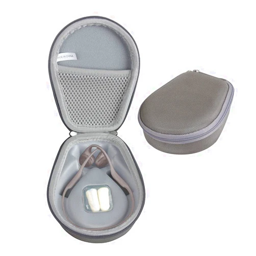 Hermitshell Case for AfterShokz Trekz Air/AfterShokz Aeropex/Titanium Mini/Shokz OpenRun Pro/SHOKZ OpenRun Pro 2 Open Ear Wireless Bone Conduction Headphones AS650 / AS800 (Grey)