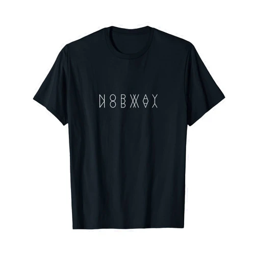Family Heritage Gifts Norway Reflections - Norwegian Word Art Souvenir T-Shirt