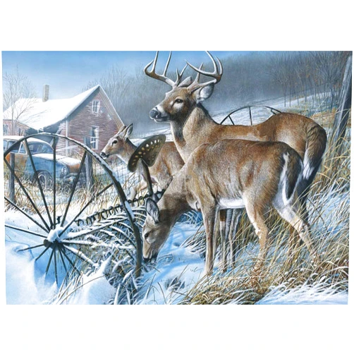 Bovose New Tin Sign Wildlife Snow Drifters Retro Bar Cafe Home Wall Decoration Man Cave 6 X 8 in