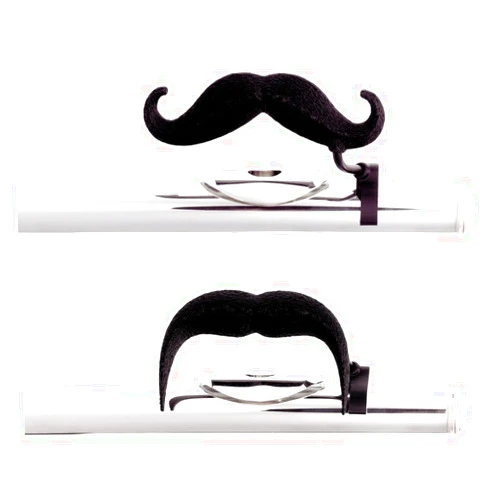 Brasstache The Original Flute-stache 2.0 - [2-Pack] Clip-on Mustache for Flute, XL and Handlebar Combo Version, by Brasstache