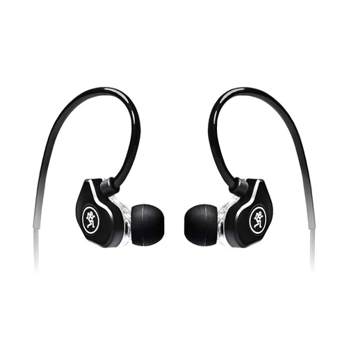Mackie CR Series, Professional Fit Earphones with Dual-Driver Sound, Black), Mic and Control (CR-BUDS+)