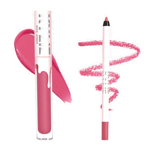 Kylie Cosmetics Liquid Lipskick and Lip Liner Kit - shade 100 Posie K, 0.10 fl oz (3 ml) & 0.039 oz (1.1 g)