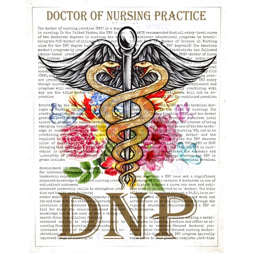 LoveShineFlair Nurse Graduation, Medical Print, Nursing Decor DNP Gift, Doctor of Nursing Practice Print, DNP Graduation Gift, DNP Gift Idea