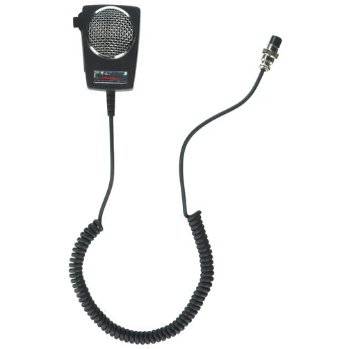 Astatic 302-10005 D104M6B Amplified Ceramic Power 4-Pin CB Microphone, Black
