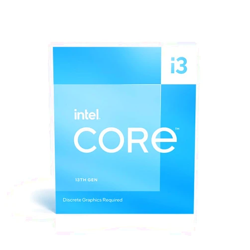 Intel Core13th Generation i3-13100 Desktop Processor (4 Core (4 P-Core), 12 MB Cache, up to 4.5 GHz, LGA1700)