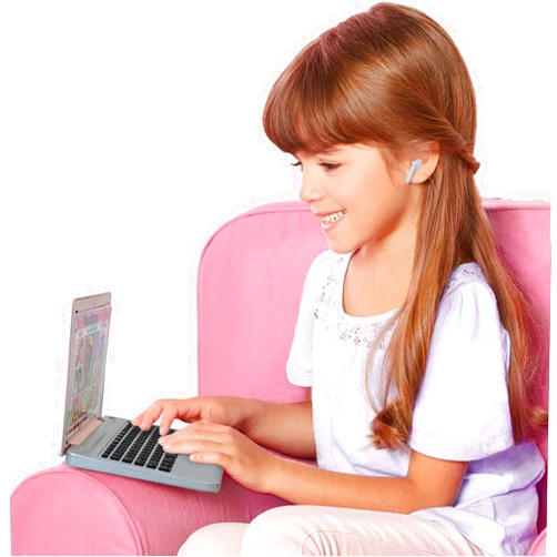 Disney Princess Style Collection Laptop with Phrases, Sound Effects & Music! Girls Toy Pretend Laptop