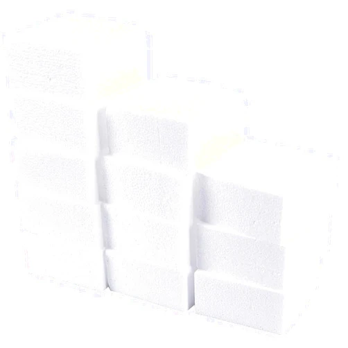 Juvale 12 Pack Foam Blocks for Crafts, Polystyrene Brick Rectangles for Floral Arrangements, Art Supplies, Holiday Decor (4 x 4 x 2 in, White)