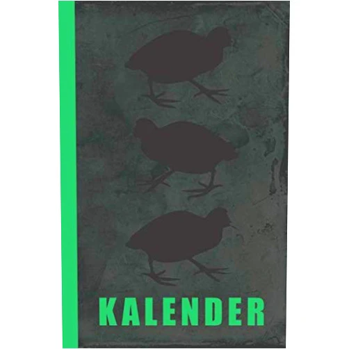 Flodee's Wachtelzucht Kalenderbuch Kalender: Wachtel Zwergwachtel Legewachtel Geschenk (Wachtel Zubehör) (German Edition)