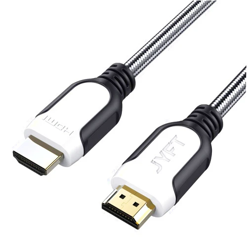 JYFT HDMI Cable 6ft - HDMI 2.0 (4K @ 60fps), High Speed with Ethernet 18Gbps, Audio Return, Video 4K 2016P HD, 1080P 3D, blue-ray, support Apple TV, Xbox, PS3, PS4, HDTV, 1Pack