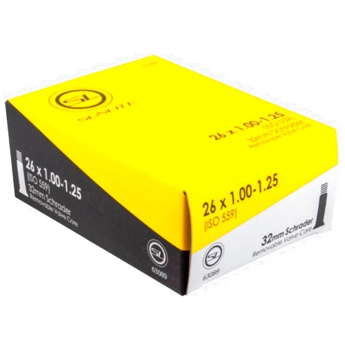 Sunlite Schrader Valve Bicycle Tubes, 26 x 1.00-1.25