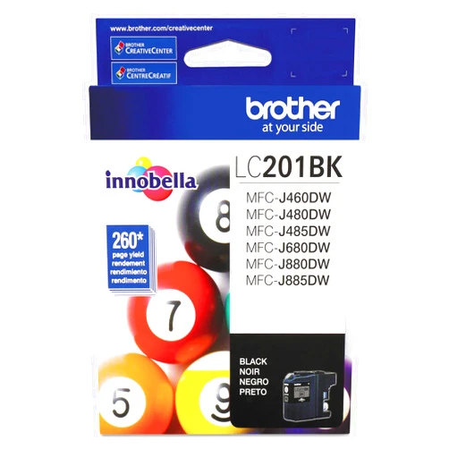Brother LC201BK Standard Yield Black Ink Cartridge