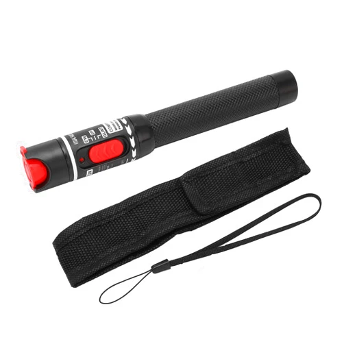 FTVOGUE Visual Fault Locator 50KM 50mW Fiber Optic Cable Tester Meter VFL Red Light Pen Light Source Testers (50 KM)