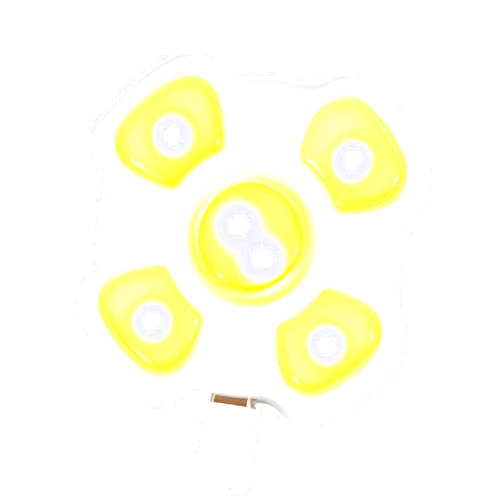 MHTTEC Night Light Pasted on The Wall，Small Type C Spectrum Warm Light，1PC White Night Light for Study for Office for Living Room