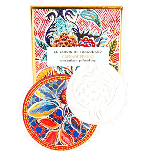 Fragonard Parfumeur Grenade Pivoine Dish & Perfumed Soap - 150 g
