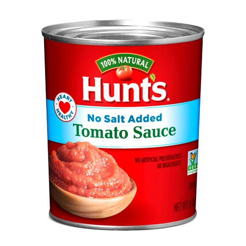 By Hunt's Hunt's Tomato Sauce No Salt Added, Keto Friendly, 8 oz