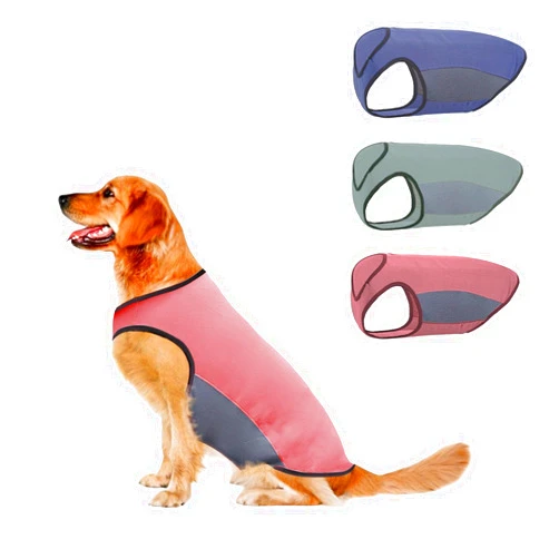 ExploreU Dog Cooling Shirts, Breathable Cooling Vest for Summer Lightweight Quick Dry and Insert Prevention Tank Top for Outdoor, Training, Camping. (Brier Rose, Small)