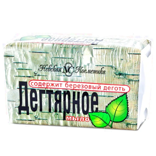 Neva Cosmetics hipamus Natural Birch Tar Soap Bar 140g/4.9 Oz