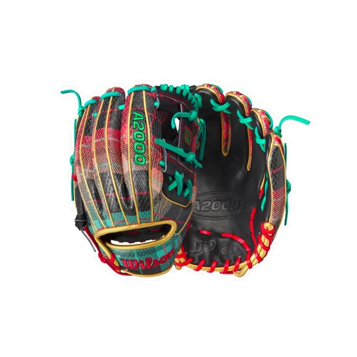 Wilson 2024 Christmas Plaid A2000 1786SS 11.5” Infield Baseball Glove - Right Hand Throw