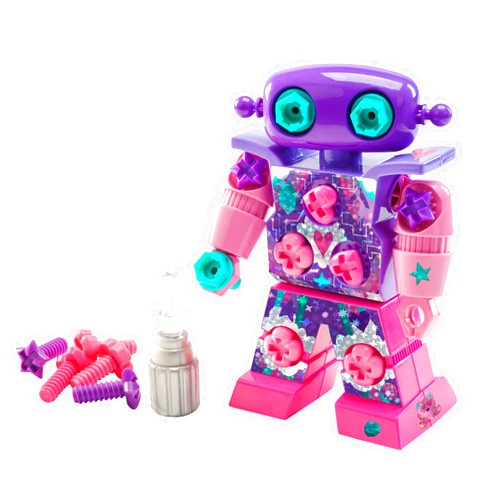 Educational Insights Design & Drill Sparklebot Robot Toy, 23-Piece Set, Kids Drill Sets, STEM Toys, Gift for Kids Ages 3+