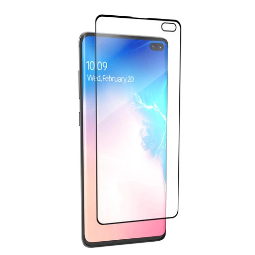 ZAGG InvisibleShield Glass Fusion Visionguard Samsung Galaxy S10+ Screen Protector - Extreme Hybrid Glass Protection + Harmful Blue Light Filter