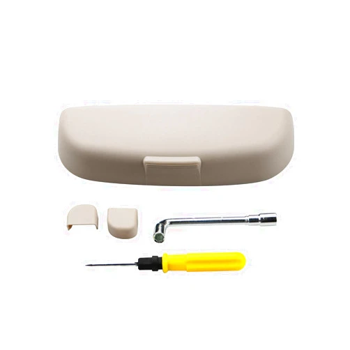 LFOTPP Car Sunglasses Holder for 2016-2019 2020 2021 2022 2023 2024 Volvoo XC90 XC60 V90 V60 Sun Glass Holder Case Eyeglasses Storage Box (Check Years) Interior Accessories Autos Parts (Beige)