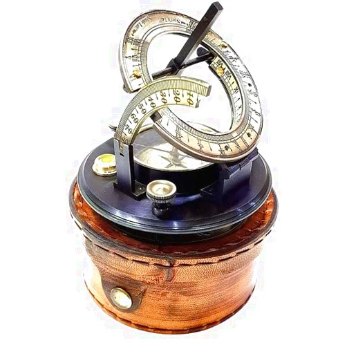 Generic Antique Nautical Round Sundial/Vintage Sundial Compass / 3