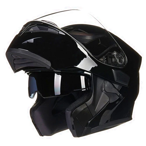 ILM Motorcycle Dual Visor Flip up Modular Full Face Helmet DOT Model 902/902L