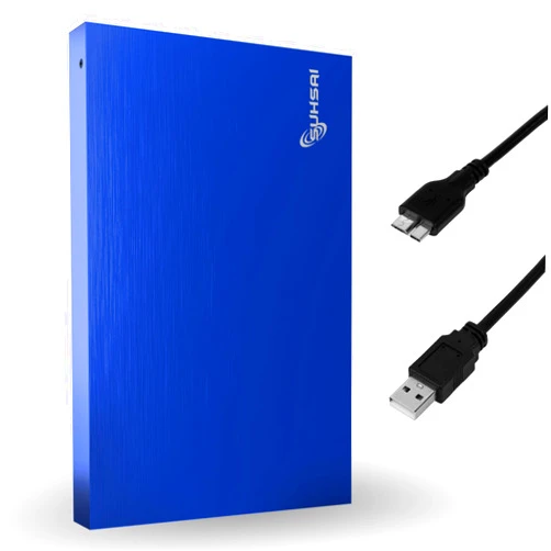 SUHSAI External Portable Hard Drive USB 3.0 Ulta Slim Memory Expansion HDD- 2.5