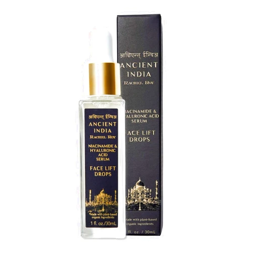 ANCIENT INDIA Rachel Roy Niacinamide & Hyaluronic Acid Face Serum with Aloe Vera & Natural Retinol - Hydrating Anti-Aging Drops for Dark Spots & Moisture Boost (30ml)