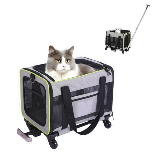 Amai keto Cat Carrier,Amai Peto Dog Carrier for Small Medium Cats up to 15 Lbs,Airline Approved Carrier Soft Sided,Collapsible Travel Pet Carrier，17