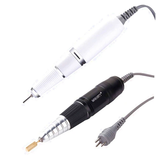 Makartt Nail Drill Handpiece for Up200 Machine 30000RPM Electric White&Black Handpiece Bundle