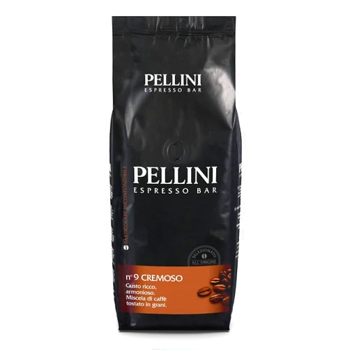 Pellini No.9 Cremeso Roasted Coffee Beans 1kg