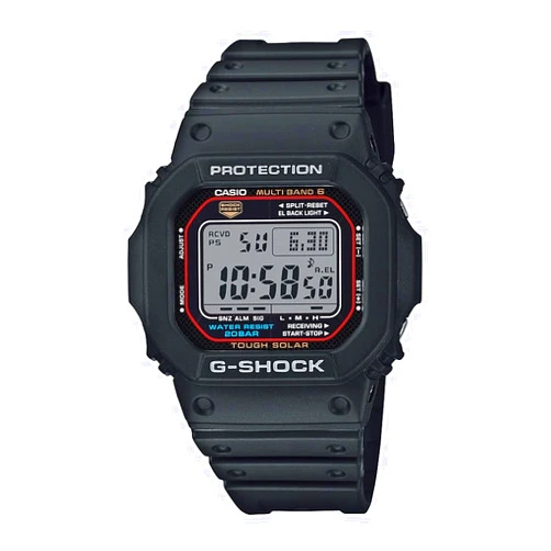 Casio G-Shock GWM5610-1 Men's Solar Black Resin Sport Watch