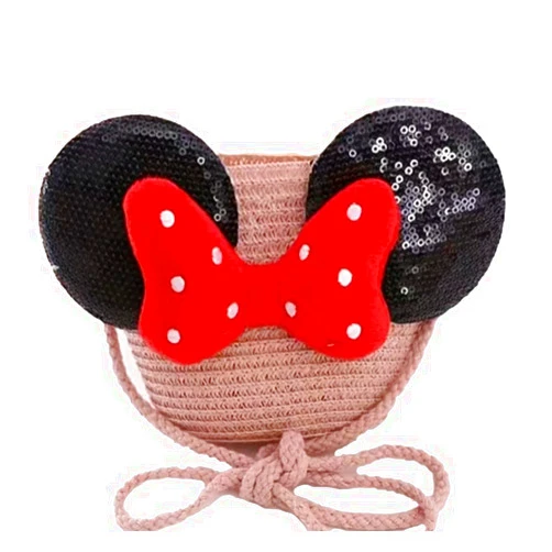 Generic Minnie Girl Mouse Ears Purse PINK BUBBLE GUM Super Cutie