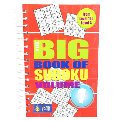 Parragon Books Big Book of Sudoku: Over 500 Puzzles & Solutions, Easy to Hard Puzzles for Adults (Brain Busters)