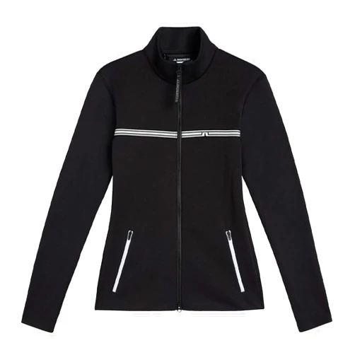 J. Lindeberg 2023 J.Lindeberg Women Promenade Mid Layer Golf Pullover Black Large