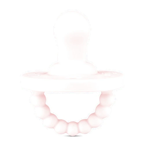 Ryan & Rose Cutie PAT Pacifier Teether (Flat, Pink)