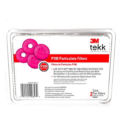 3M P100 Particulate Filters (2000 Series); 2096; Acid Gas