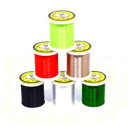 WellieSTR 6 Color roll 50D GSP Fly Tying polyethylene uni Thread Ultra Strong 12/0 Fly Tying Thread for Small Flies Nymphs Trout Fishing Lures