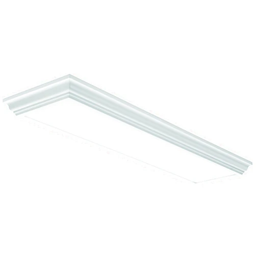 Lithonia Lighting FMFL 30840 CAML 4000K WH 4-Foot LED Linear Flush Mount, 2800 Lumens, 120 Volts, 35 Watts, Damp Listed, White