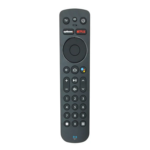 SatelliteSale Remote Control Replacement for Notus M2 Compatible with Optimum Stream Devices - Voice Activated, Bluetooth - Matte Black ABS Plastic RC with Batteries Included