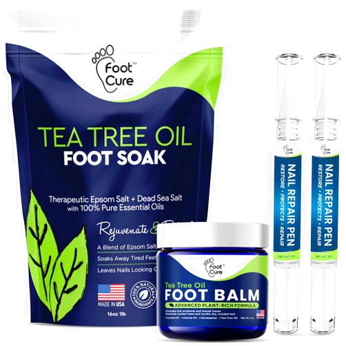 FOOT CURE Toenail Fungus Treatment Extra Strength - Advance nail fungus treatment for fingernails, nail repair, toenail softener, yellow toenail treatment, ingrown nail and foot fungus treatment extra strength