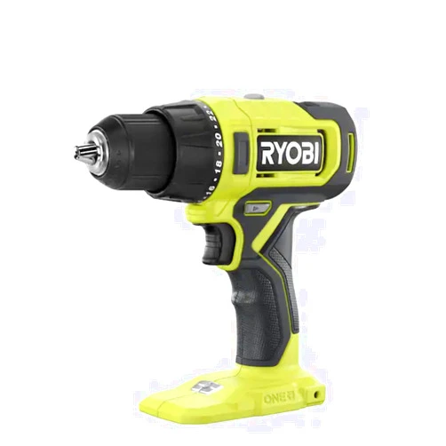 RYOBI ONE+ 18V Cordless 1/2 in. Drill/Driver (Tool Only) PCL206B Black Green