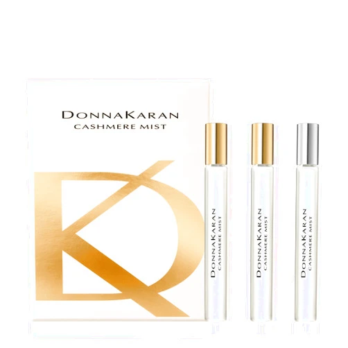 Donna Karan Cashmere Mist Purse Spray Trio Set For Women - 2 x Eau de Parfum 0.34 Fl. Oz. & 1 x Eau de Toilette 0.34 Fl. Oz.