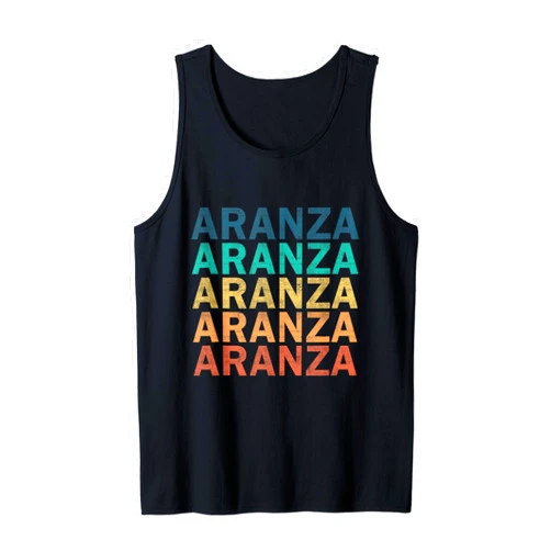 Aranza Name Aranza - Vintage Retro Aranza Name Tank Top