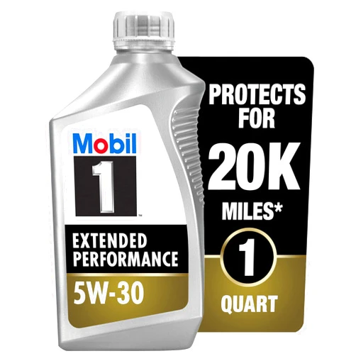 Mobil 1 Extended Performance Full Synthetic Motor Oil 5W-30, 6-pack of 1 quarts