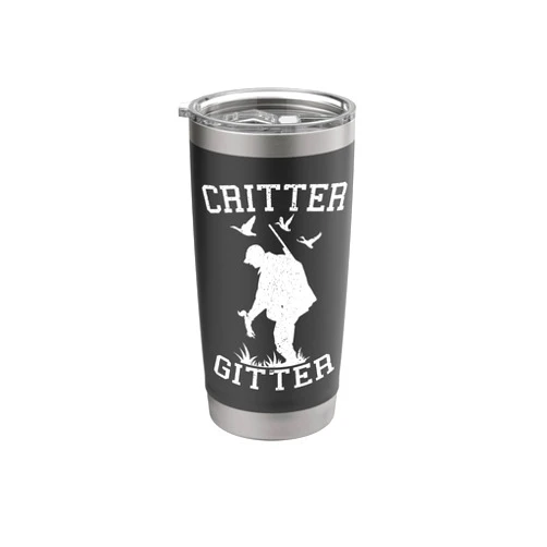 Squirrel Hunter SteMi Apparel Critter Gitter Squirrel Hunting Animal Hunter Hunt Stainless Steel Insulated Tumbler